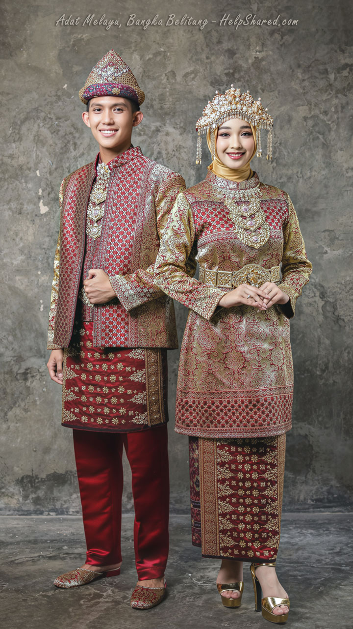 baju-adat-melayu-babel-modern Pakaian Adat Melayu Babel Modern