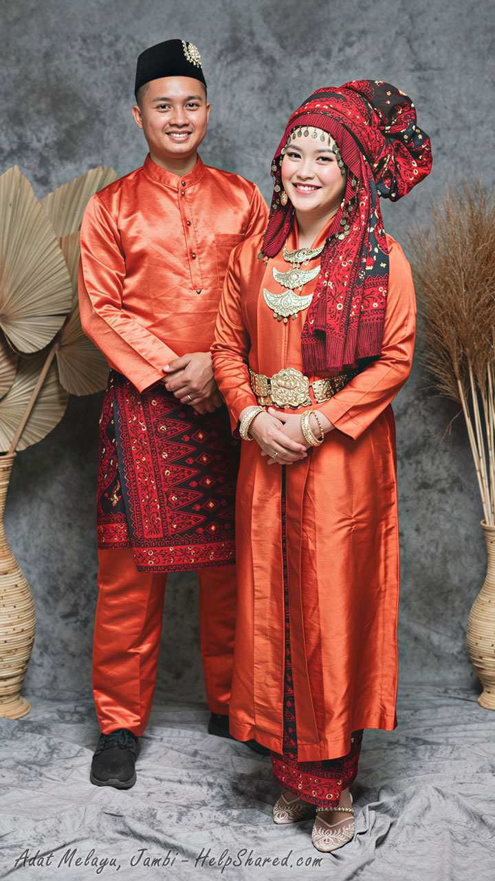 baju-adat-jambi-simpel Pakaian Adat Jambi Simpel