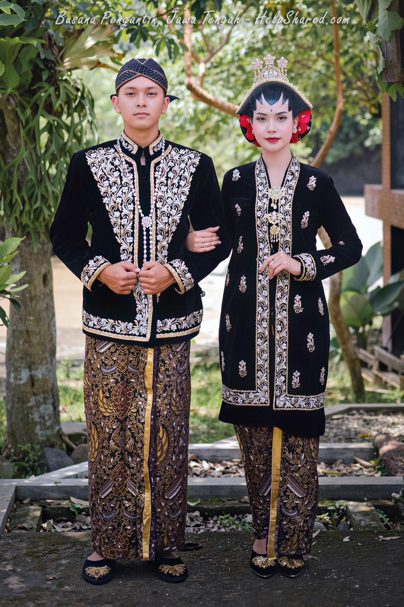 baju-adat-beskap-kebaya-jateng Pengantin Beskap Kebaya Jawa Tengah