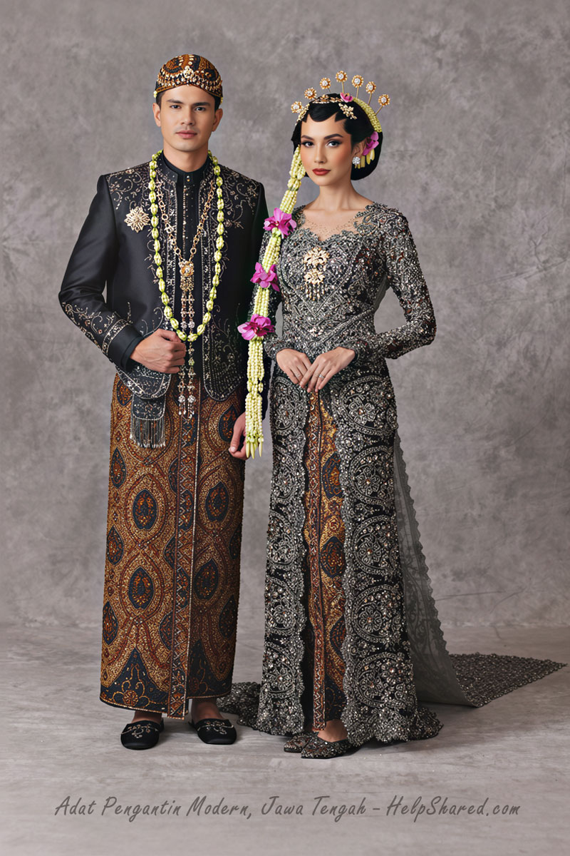 baju-adat-pengantin-jawa-tengah Pakaian Adat Pengantin Jawa Tengah Modern