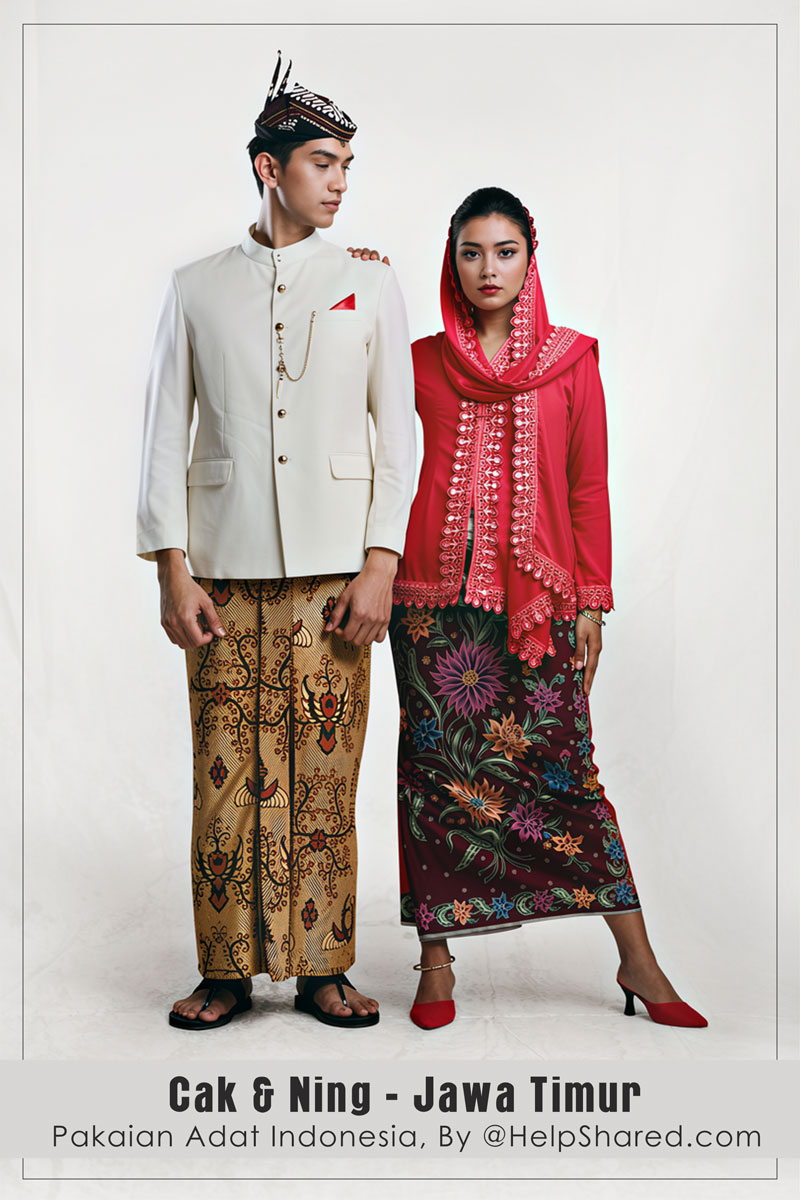 baju-adat-cak-ning-jatim Pakaian Adat Cak Ning Jatim
