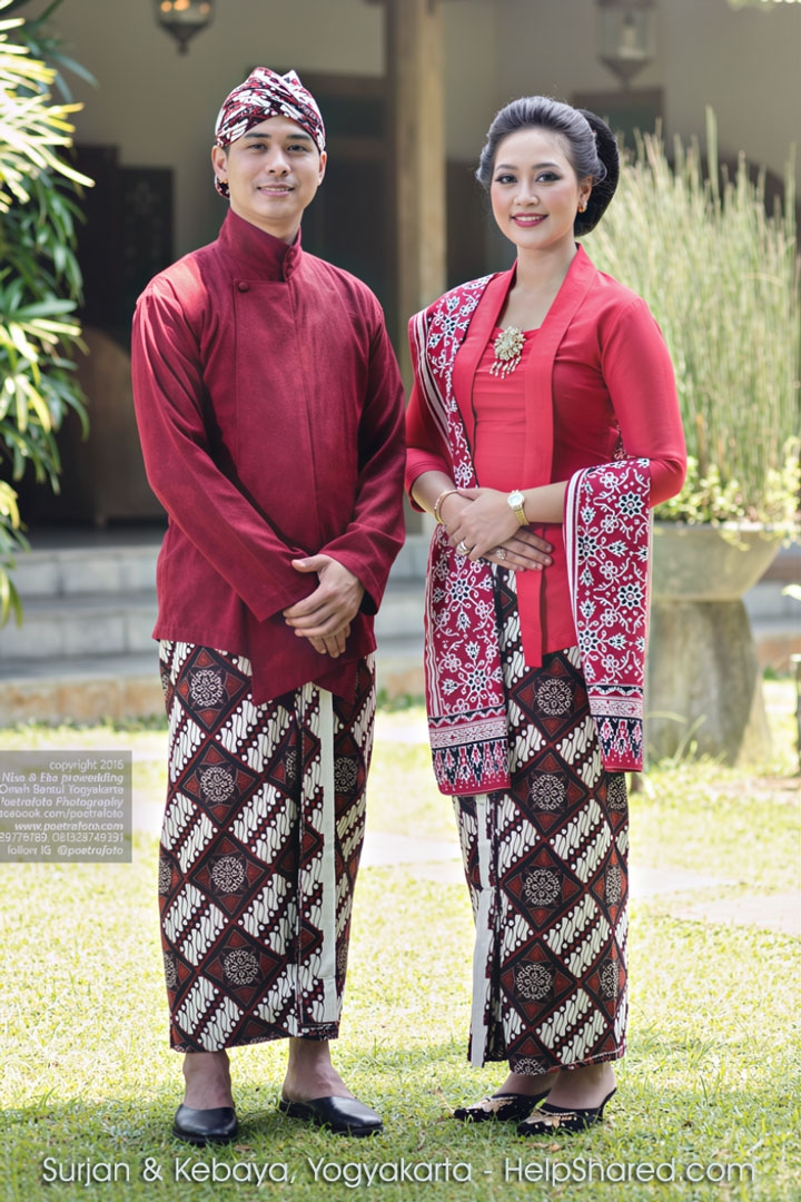 baju-adat-surjan-kebaya-jogjakarta Pakaian Adat Surjan Kebaya Jogjakarta
