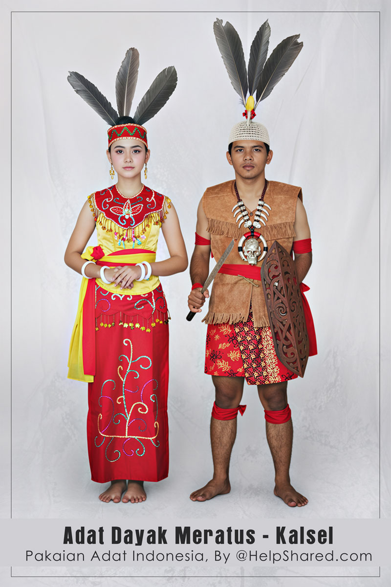 baju-adat-dayak-meratus-kalsel Pakaian Adat Dayak Meratus Kalsel