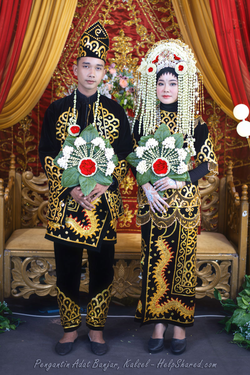 baju-adat-pengantin-banjar Pakaian Adat Pengantin Banjar
