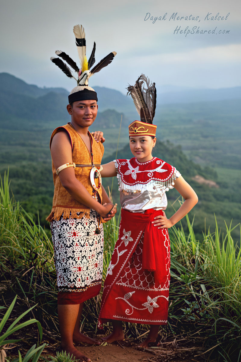 baju-adat-dayak-meratus-halong-balangan Pakaian Adat Dayak Meratus Halong Balangan