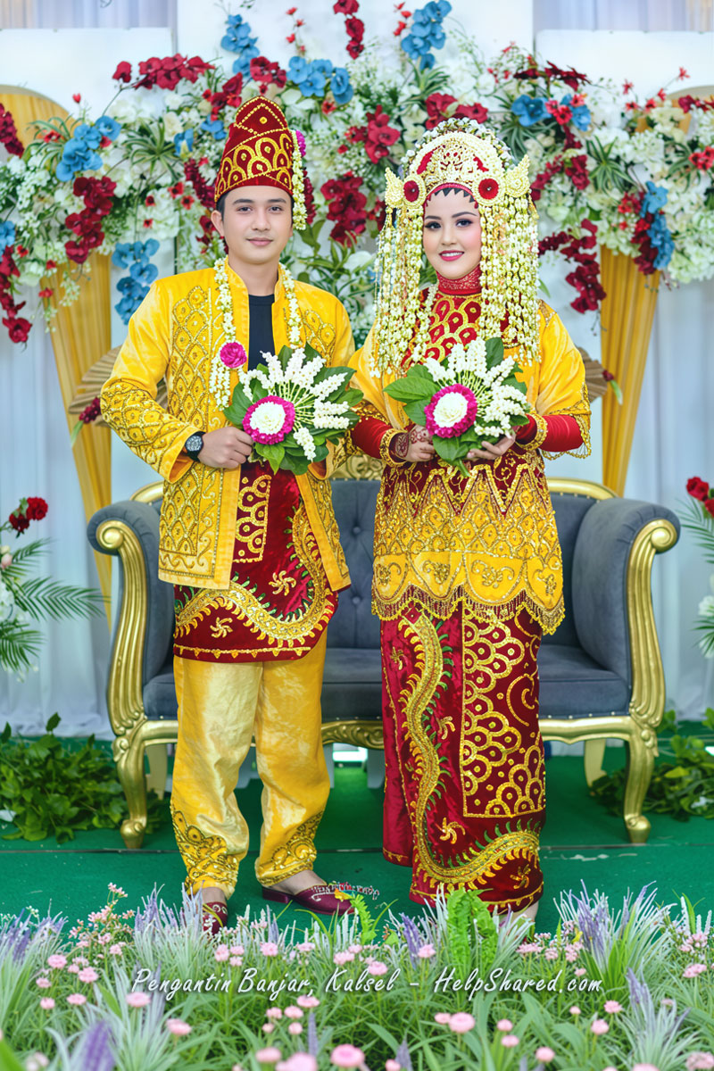 baju-adat-pengantin-adat-banjar Pakaian Adat Pengantin Adat Banjar