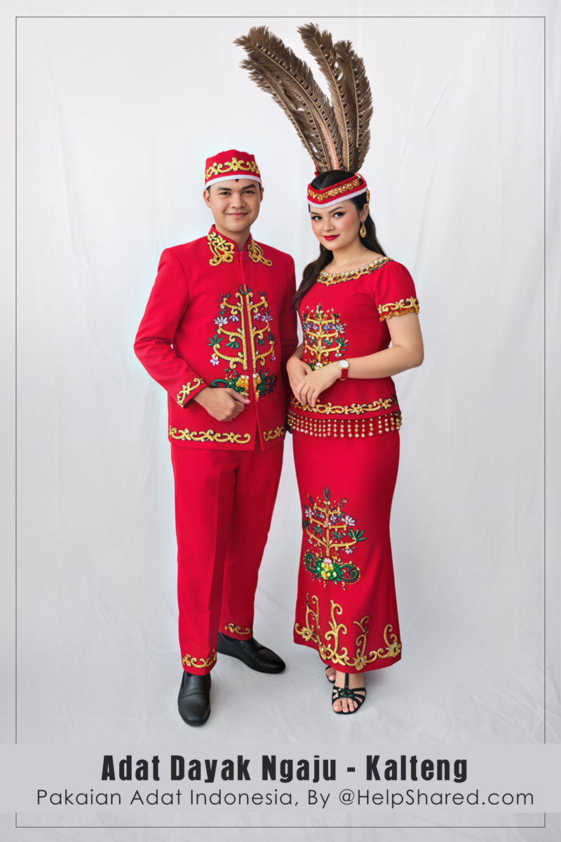 baju-adat-dayak-ngaju-kalteng Pakaian Adat Dayak Ngaju Kalteng