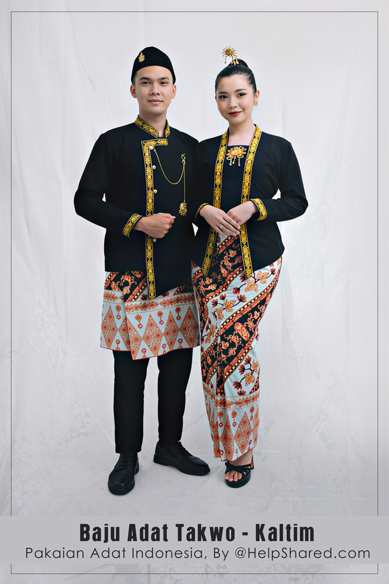 baju-adat-takwo-kaltim Pakaian Adat Takwo Kaltim