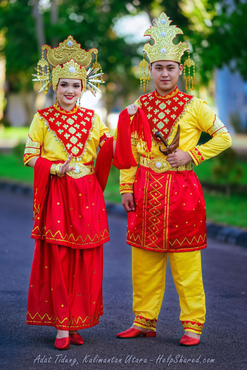 baju-adat-tidung-kaltara Pakaian Adat Tidung Kaltara