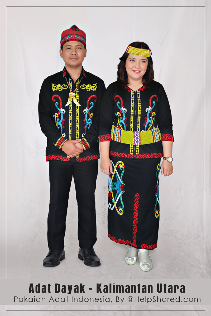 baju-adat-dayak-kaltara Pakaian Adat Dayak Kaltara