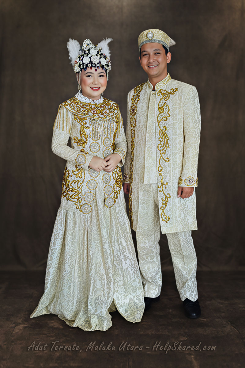 baju-adat-pengantin-ternate-malut Pakaian Adat Pengantin Ternate Malut