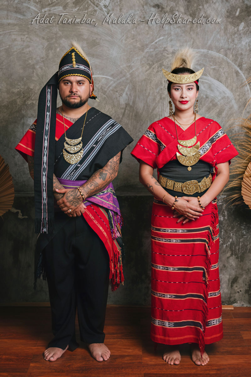 baju-adat-pengantin-tanimbar-maluku Pakaian Adat Pengantin Tanimbar Maluku