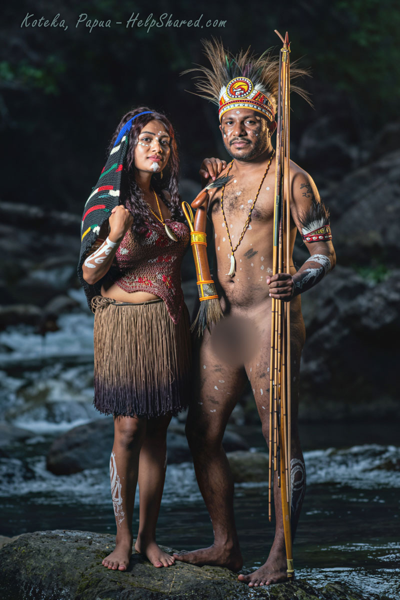 baju-adat-koteka-adat-papua Pakaian Adat Koteka Papua