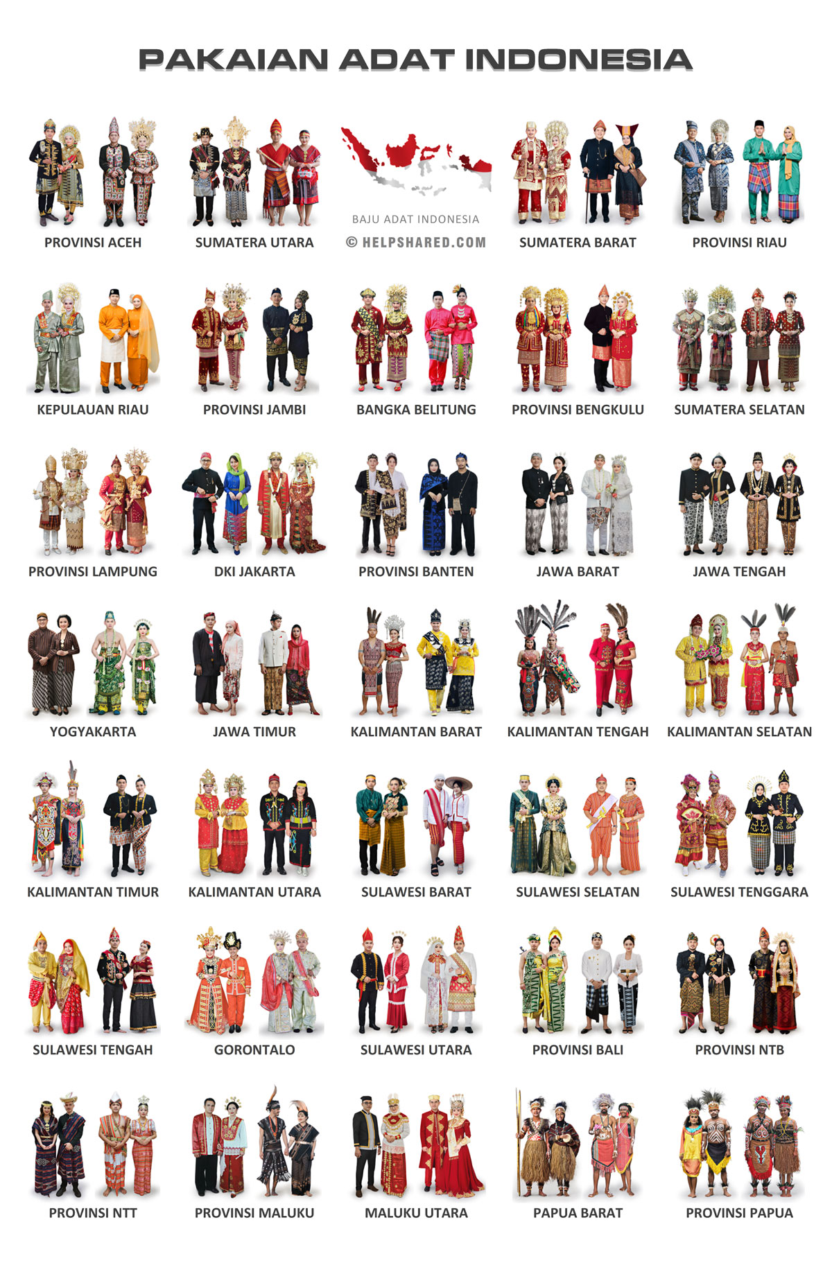 Pakaian-adat-indonesia Baju Adat Indonesia