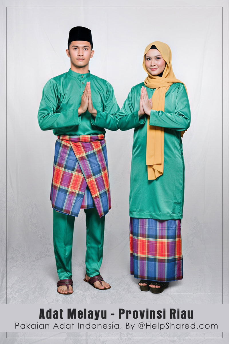 baju-adat-melayu-riau-simple Pakaian Adat Melayu Riau Simple