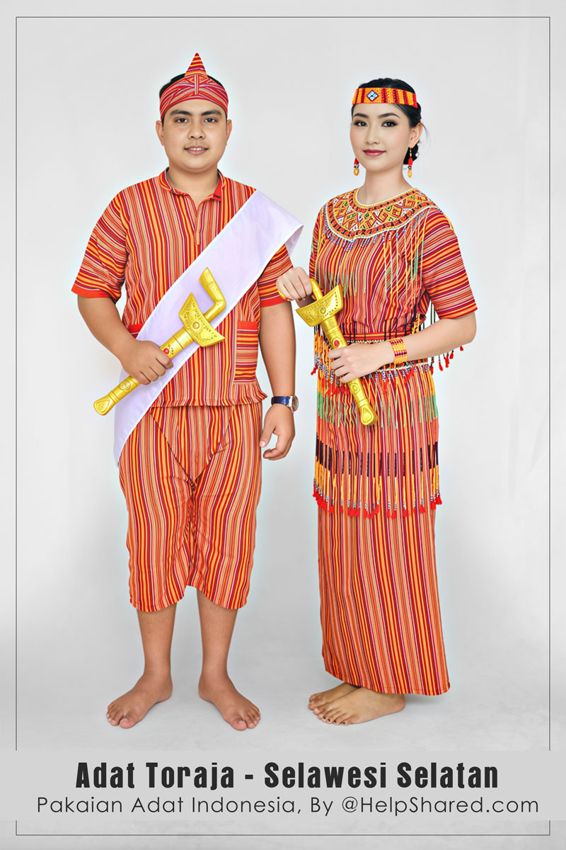 baju-adat-toraja-sulsel Pakaian Adat Toraja Sulsel