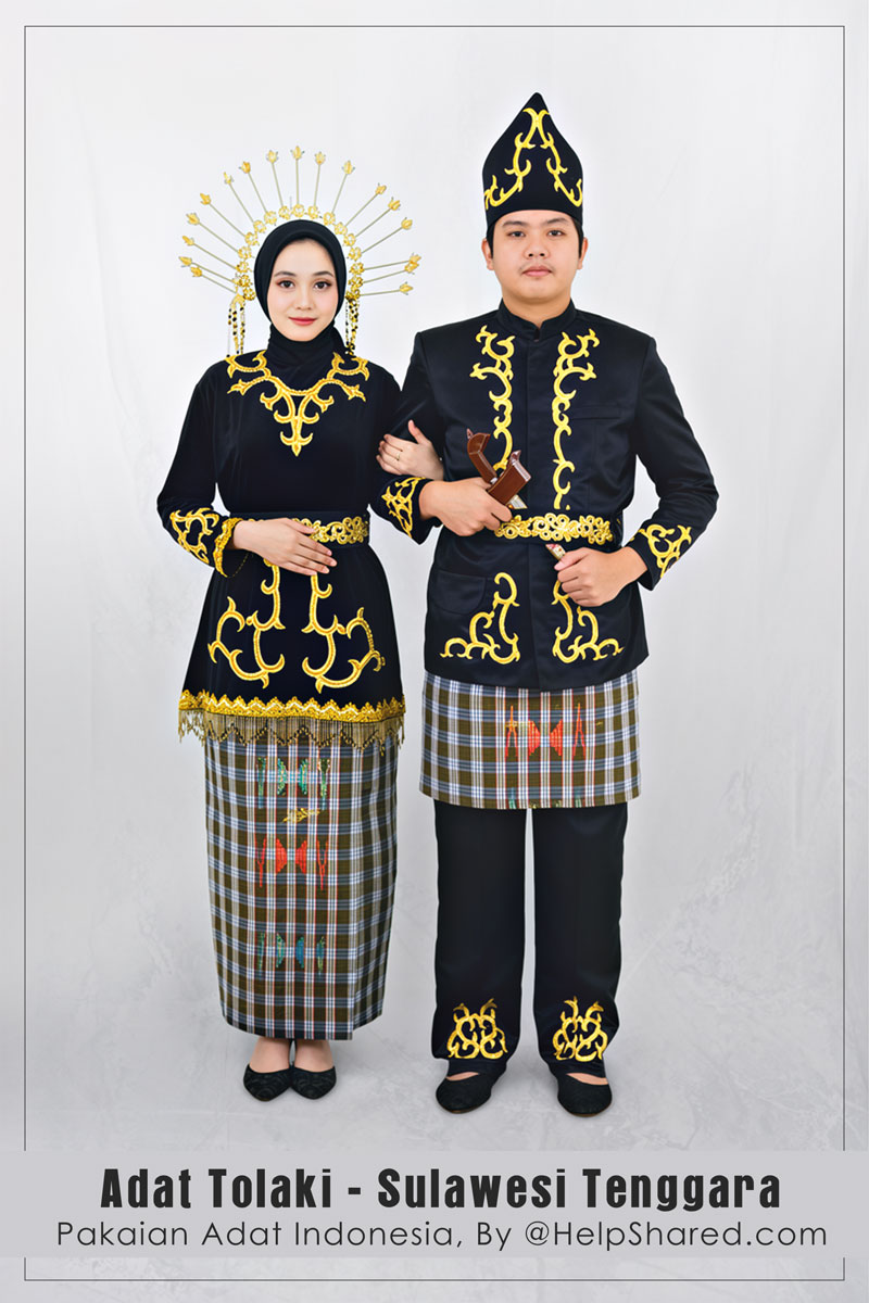 baju-adat-tolaki-sultra Pakaian Adat Tolaki Sultra