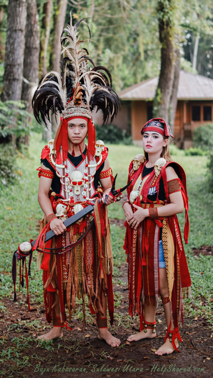 baju-adat-kabasaran-minahasa Pakaian Adat Kabasaran Minahasa