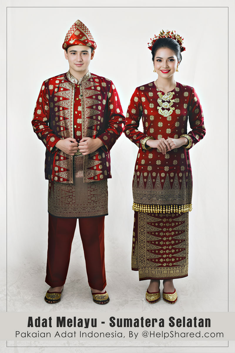 baju-adat-melayu-sumsel Pakaian Adat Melayu Sumsel