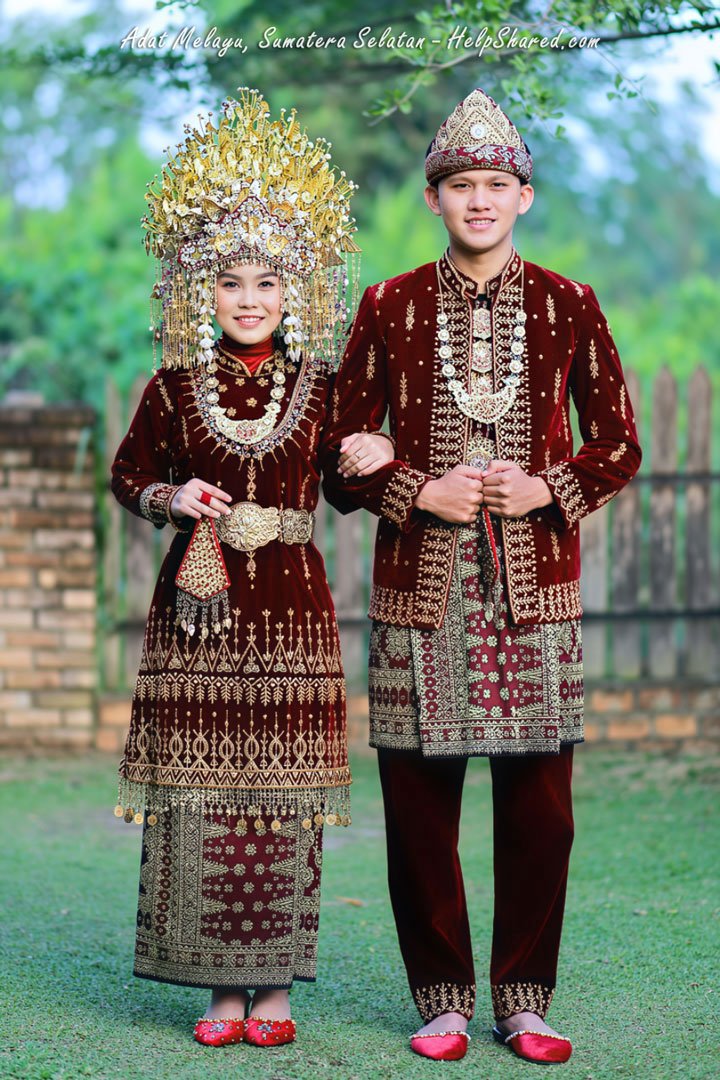 baju-adat-pengantin-melayu-sumsel Pakaian Adat Pengantin Melayu Sumsel