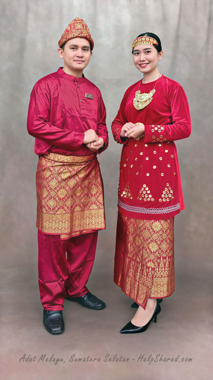 baju-adat-melayu-sumsel Pakaian Adat Melayu Sumsel
