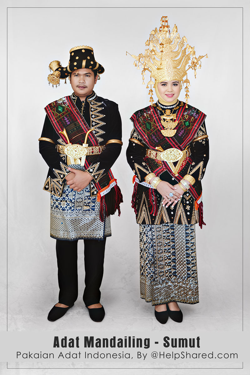 baju-adat-mandailing-angkola-sumut Pakaian Adat Sumatera Utara Mandailing Angkola