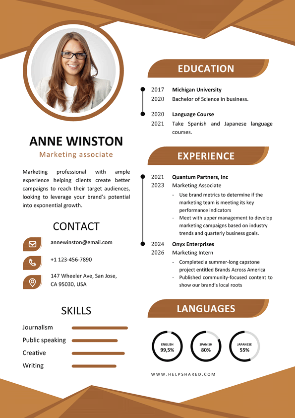 marketing resume