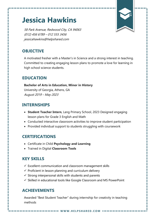 teacher resume fresher teacher resume fresher